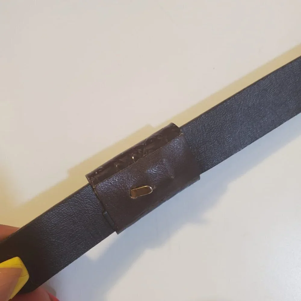 Pierre Cardin Alligator  Leather Belt